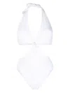 Fisico Cristina Ferrari Cut-out Detailing Swimsuit In White