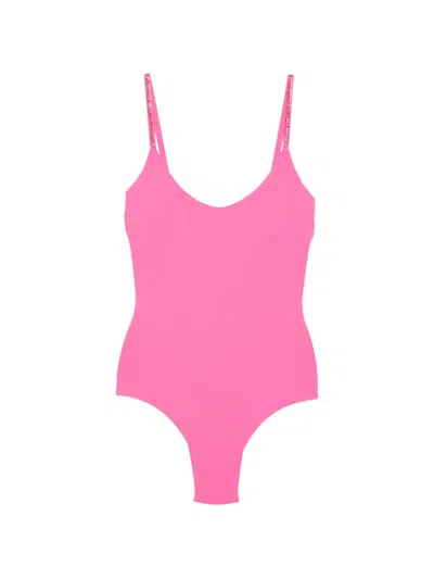 Fisico Cristina Ferrari Embellished Swimsuit In Pink