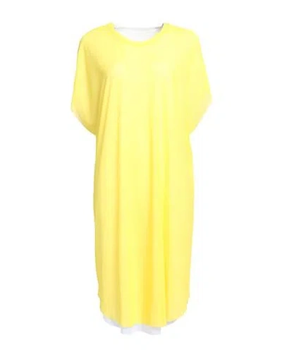 Fisico Cristina Ferrari Fisico Woman Cover-up Yellow Size Xl Polyamide, Elastane