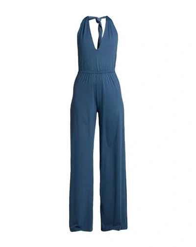 Fisico Cristina Ferrari Fisico Woman Jumpsuit Navy Size S Polyamide, Elastane In Blue