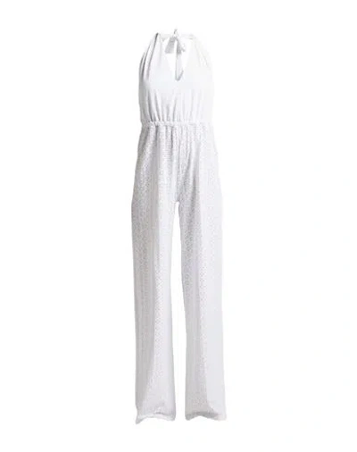 Fisico Cristina Ferrari Fisico Woman Jumpsuit White Size L Polyamide, Elastane