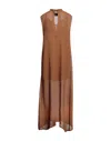 Fisico Cristina Ferrari Fisico Long Dresses In Beige