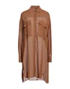 Fisico Cristina Ferrari Fisico Midi Dresses In Brown