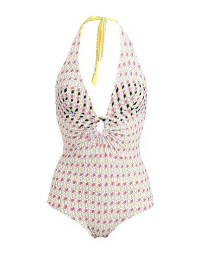 Fisico Cristina Ferrari Fisico Woman One-piece Swimsuit Ivory Size Xl Polyamide, Elastane In White