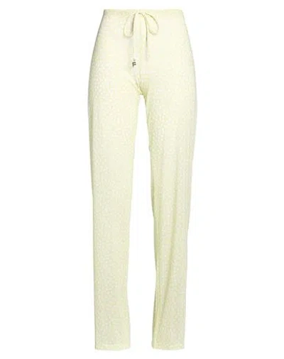 Fisico Cristina Ferrari Fisico Woman Pants Lime Green Size M Polyamide, Elastane In Multi