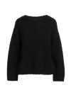 Fisico Cristina Ferrari Fisico Woman Sweater Black Size L Mohair Wool, Polyamide, Wool