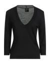 Fisico Cristina Ferrari Fisico Woman Sweater Black Size L Virgin Wool