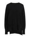 Fisico Cristina Ferrari Fisico Woman Sweater Black Size M/l Virgin Wool, Cashmere In Black