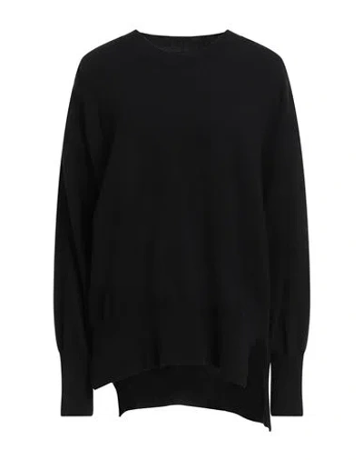 Fisico Cristina Ferrari Fisico Woman Sweater Black Size M/l Virgin Wool, Cashmere