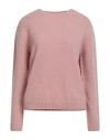 Fisico Cristina Ferrari Fisico Woman Sweater Blush Size L Virgin Wool, Polyamide In Pink
