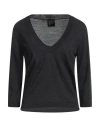 Fisico Cristina Ferrari Fisico Woman Sweater Charcoal Size L Virgin Wool In Gray