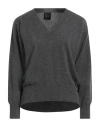 Fisico Cristina Ferrari Fisico Woman Sweater Charcoal Size S Cashmere In Gray