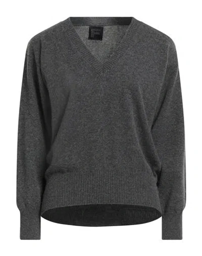 Fisico Cristina Ferrari Fisico Woman Sweater Charcoal Size S Cashmere In Gray