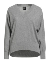 Fisico Cristina Ferrari Fisico Woman Sweater Grey Size L Cashmere In Gray