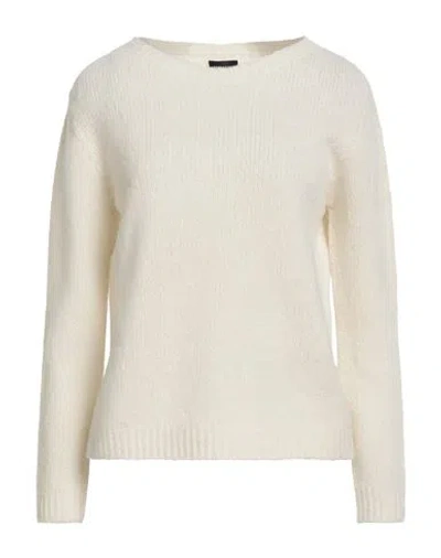 Fisico Cristina Ferrari Fisico Woman Sweater Ivory Size L Virgin Wool, Polyamide In White