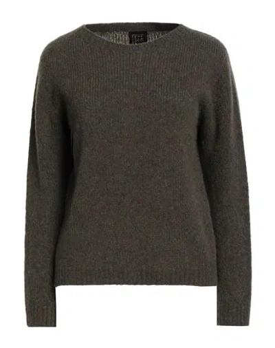 Fisico Cristina Ferrari Fisico Woman Sweater Military Green Size L Virgin Wool, Polyamide