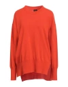 Fisico Cristina Ferrari Fisico Woman Sweater Orange Size M/l Virgin Wool, Cashmere