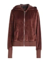 Fisico Cristina Ferrari Fisico Woman Sweatshirt Brown Size L Viscose, Polyester