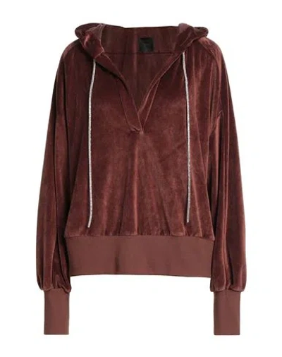 Fisico Cristina Ferrari Fisico Woman Sweatshirt Brown Size L Viscose, Polyester