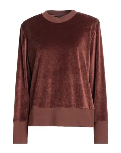 Fisico Cristina Ferrari Fisico Woman Sweatshirt Brown Size M Viscose, Polyester