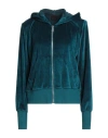 Fisico Cristina Ferrari Fisico Woman Sweatshirt Deep Teal Size L Viscose, Polyester In Green