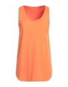 Fisico Cristina Ferrari Fisico Woman Tank Top Orange Size L Polyamide, Elastane In Orange