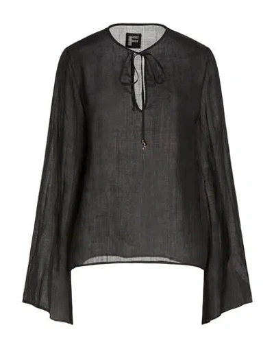 Fisico Cristina Ferrari Fisico Woman Top Black Size L Ramie