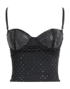 Fisico Cristina Ferrari Fisico Woman Top Black Size M Polyamide, Elastane In Black