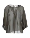 Fisico Cristina Ferrari Fisico Blouses In Green
