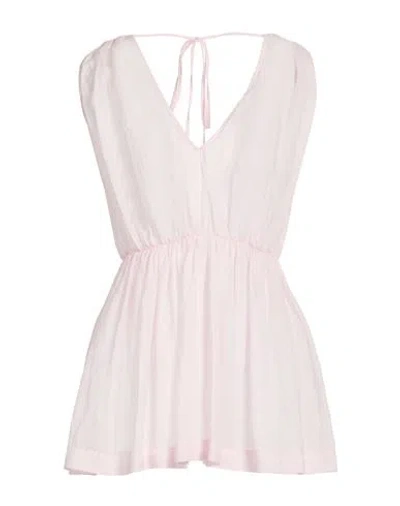 Fisico Cristina Ferrari Fisico Woman Top Light Pink Size L Ramie