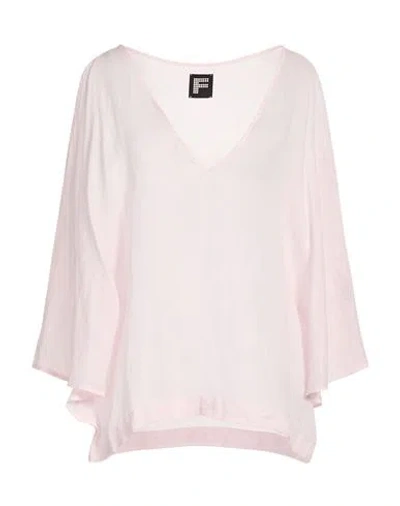 Fisico Cristina Ferrari Fisico Woman Top Light Pink Size M Ramie