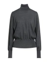 Fisico Cristina Ferrari Fisico Woman Turtleneck Charcoal Size L Virgin Wool In Gray