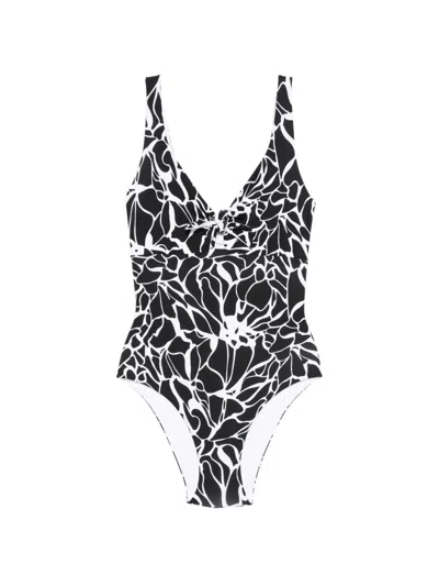Fisico Cristina Ferrari Knot-detail Swimsuit In Multi