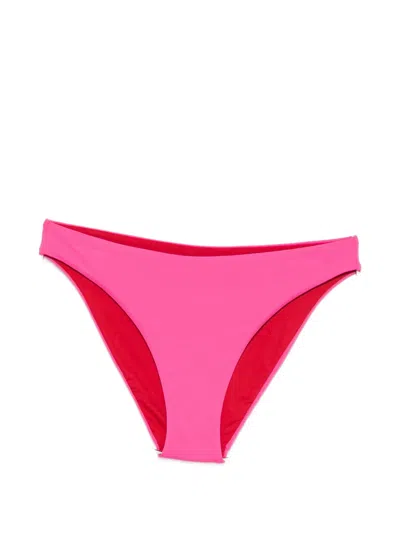 Fisico Cristina Ferrari Logo-patch Bikini Bottoms In Pink