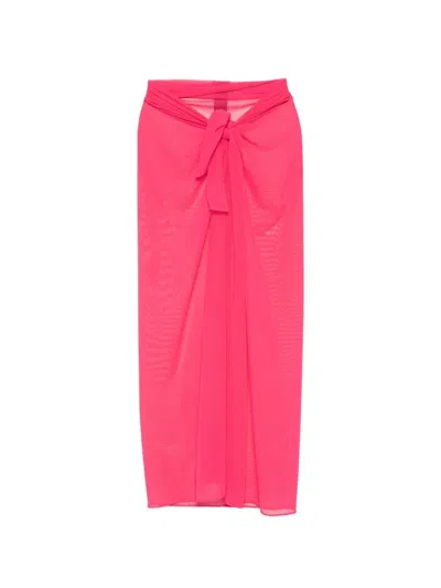 Fisico Cristina Ferrari Long Pareo In Pink