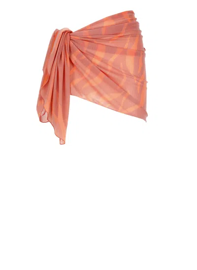 Fisico Cristina Ferrari Pareo With Pattern In Brown