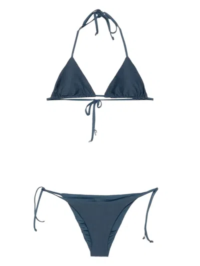 Fisico Cristina Ferrari Reversible Adjustable Bikini In Blue