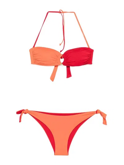Fisico Cristina Ferrari Ring Bikini Set In Orange