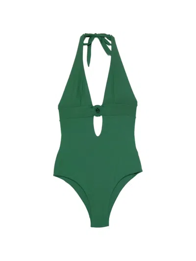Fisico Cristina Ferrari Ring Swim Suit In Green