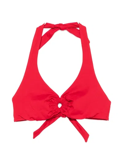 Fisico Cristina Ferrari Ring-detail Bikini Top In Red