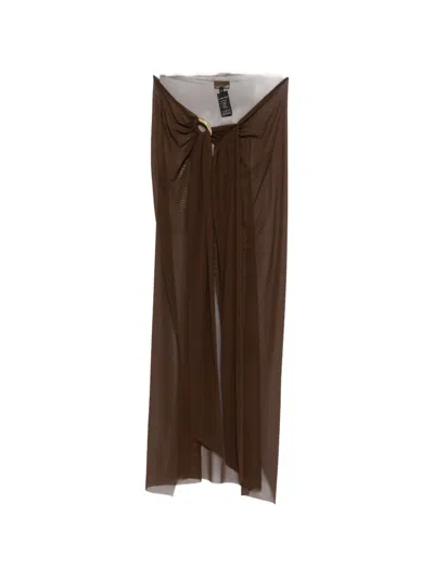 Fisico Cristina Ferrari Ring-detail Sarong In Brown