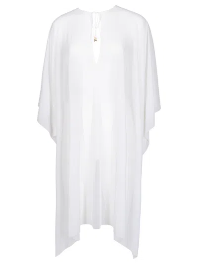 Fisico Cristina Ferrari Azalea Tie-fastening Kaftan Dress In White
