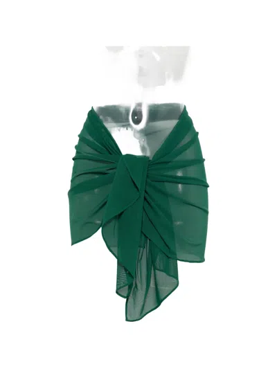 Fisico Cristina Ferrari Sheer-finish Pareo In Animal Print