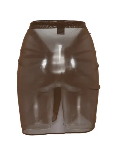 Fisico Cristina Ferrari Sheer-finish Pareo In Brown