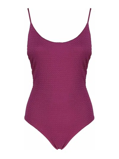 FISICO CRISTINA FERRARI SOLID COLOR ONE-PIECE SWIMSUIT