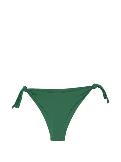 Fisico Cristina Ferrari Solo Slip With Side Ties In Green