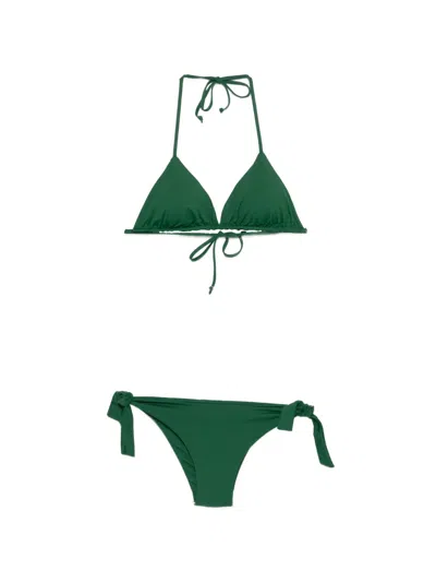 Fisico Cristina Ferrari Tie Bikini In Green