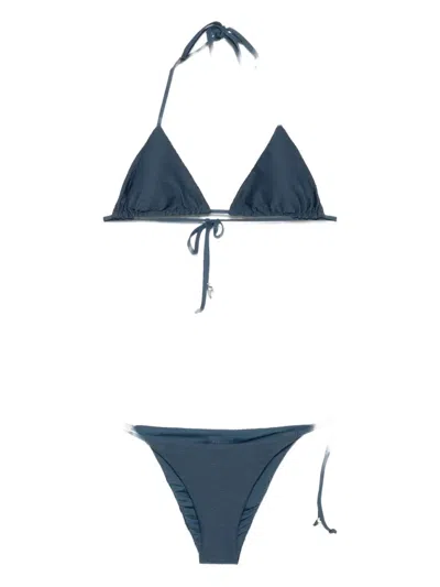 Fisico Cristina Ferrari Triangle-bra Bikini In Blue