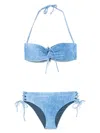 Fisico Cristina Ferrari Denim-print Bikini