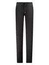 Fisico Cristina Ferrari Drawstring Trousers In 黑色